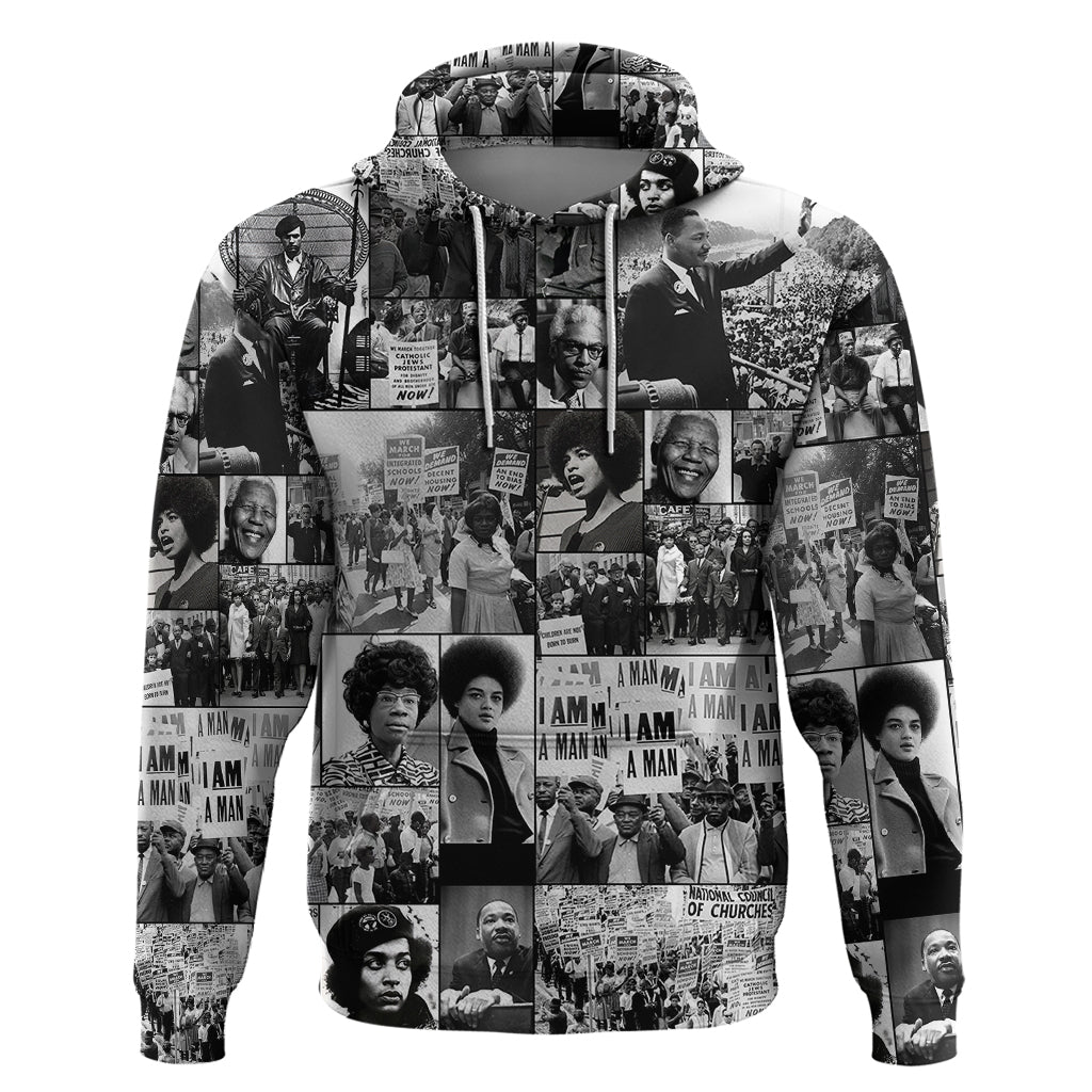 African Hoodie Black Power Images - Wonder Print Shop