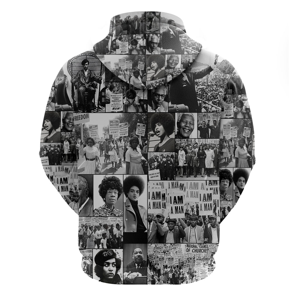 African Hoodie Black Power Images - Wonder Print Shop