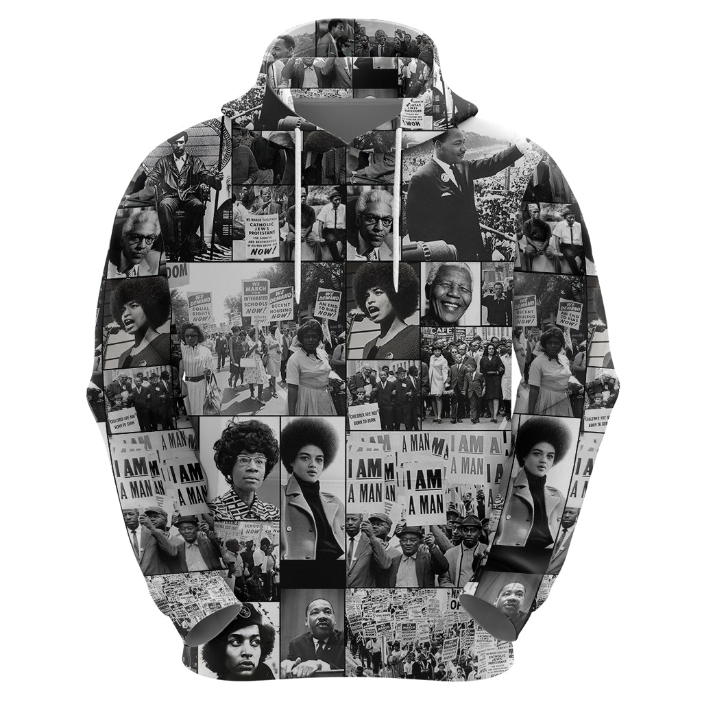 African Hoodie Black Power Images - Wonder Print Shop