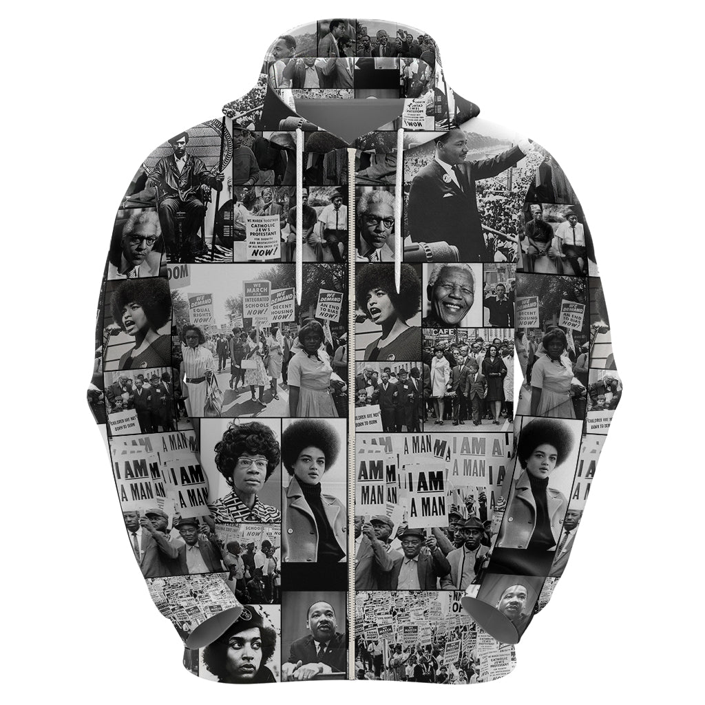 African Hoodie Black Power Images - Wonder Print Shop