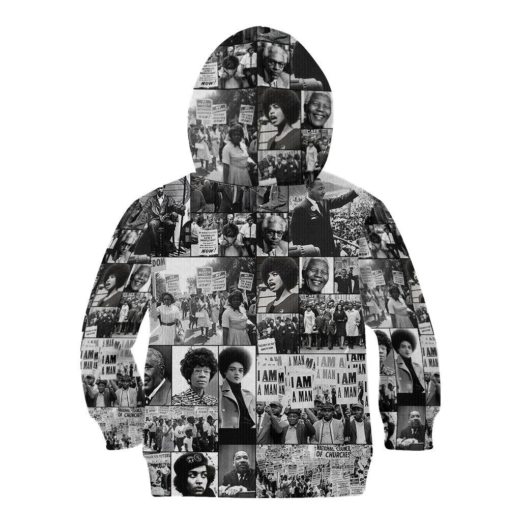 African Kid Hoodie Black Power Images - Wonder Print Shop