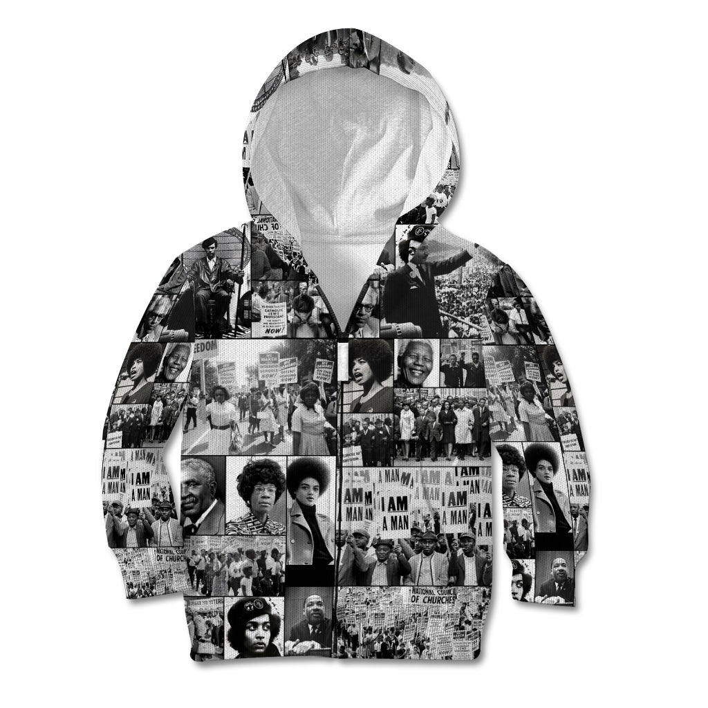 African Kid Hoodie Black Power Images - Wonder Print Shop