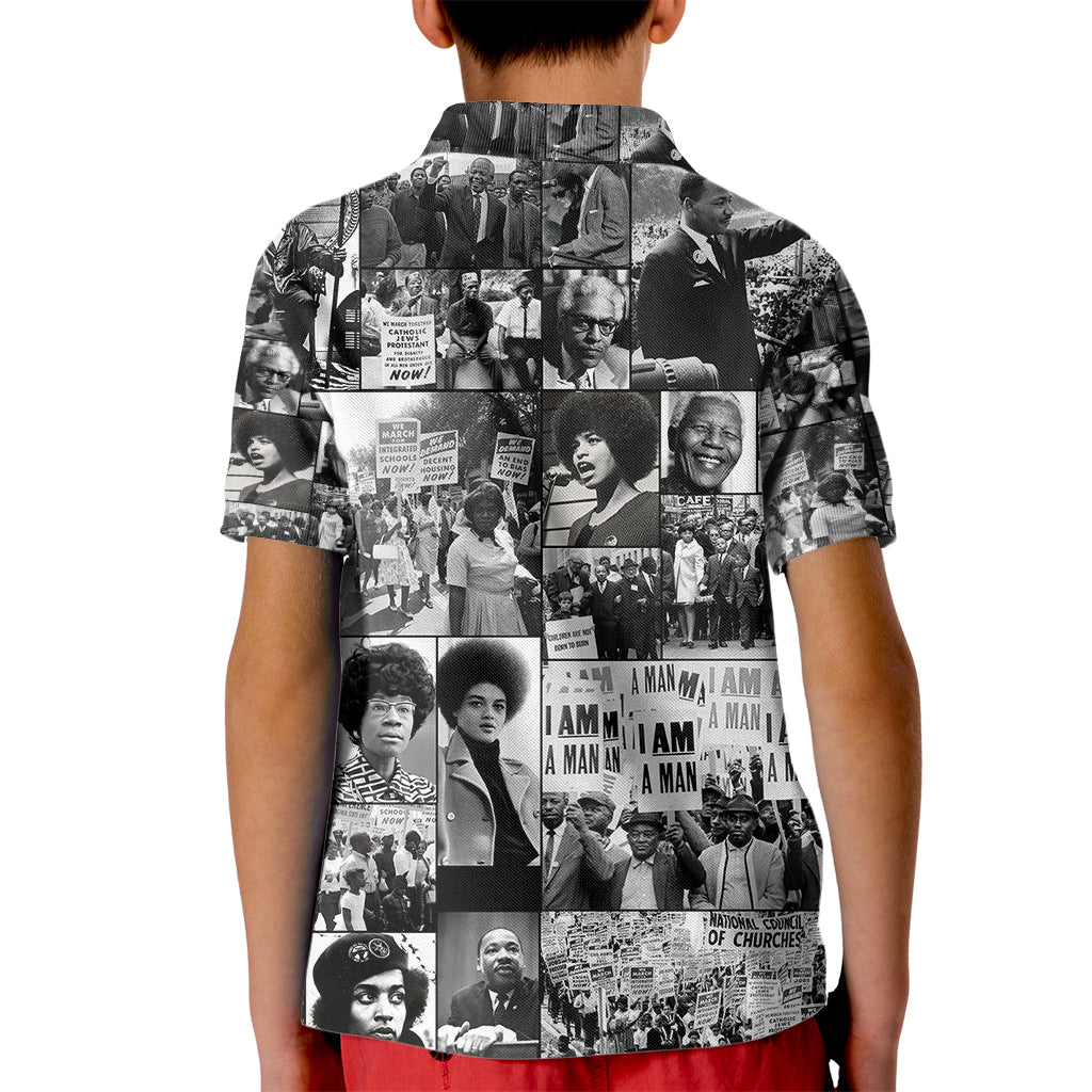 African Kid Polo Shirt Black Power Images - Wonder Print Shop