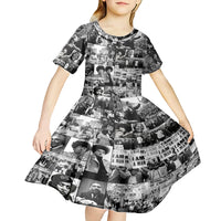African Kid Short Sleeve Dress Black Power Images - Wonder Print Shop