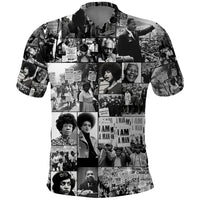 African Polo Shirt Black Power Images - Wonder Print Shop