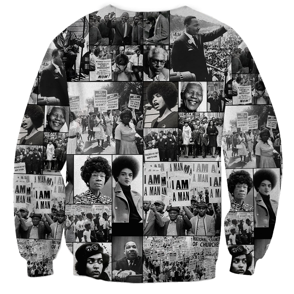 African Sweatshirt Black Power Images - Wonder Print Shop