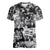 African Women V Neck T Shirt Black Power Images - Wonder Print Shop