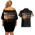 Every Shade Slays Melanin Couples Matching Off Shoulder Short Dress and Hawaiian Shirt African Signature - Wonder Print Shop