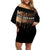 Every Shade Slays Melanin Family Matching Off Shoulder Short Dress and Hawaiian Shirt African Signature - Wonder Print Shop