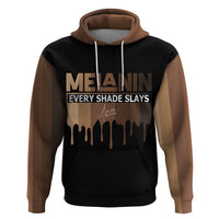 Every Shade Slays Melanin Hoodie African Signature - Wonder Print Shop