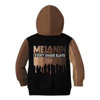 Every Shade Slays Melanin Kid Hoodie African Signature - Wonder Print Shop