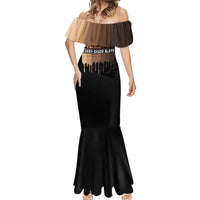 Every Shade Slays Melanin Mermaid Dress African Signature - Wonder Print Shop