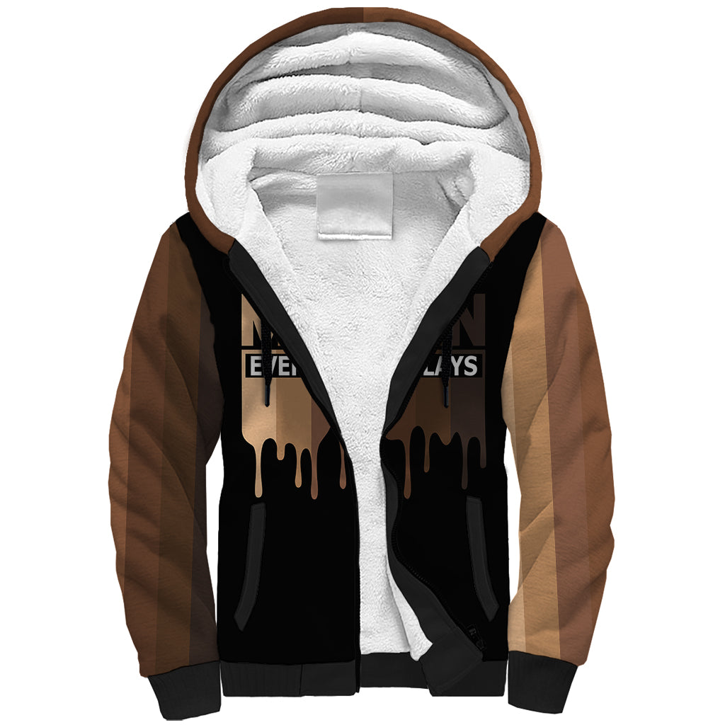 Every Shade Slays Melanin Sherpa Hoodie African Signature - Wonder Print Shop