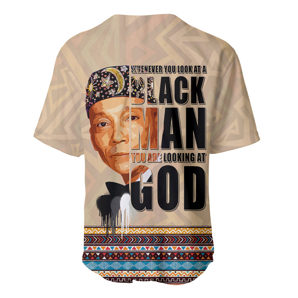 The Most Honorable Elijah Muhammad Baseball Jersey Black Man - Wonder Print Shop