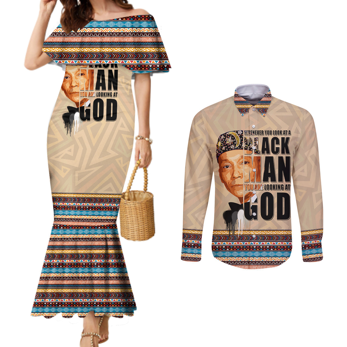 the-most-honorable-elijah-muhammad-couples-matching-mermaid-dress-and-long-sleeve-button-shirts-black-man