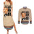 The Most Honorable Elijah Muhammad Couples Matching Summer Maxi Dress and Long Sleeve Button Shirts Black Man - Wonder Print Shop