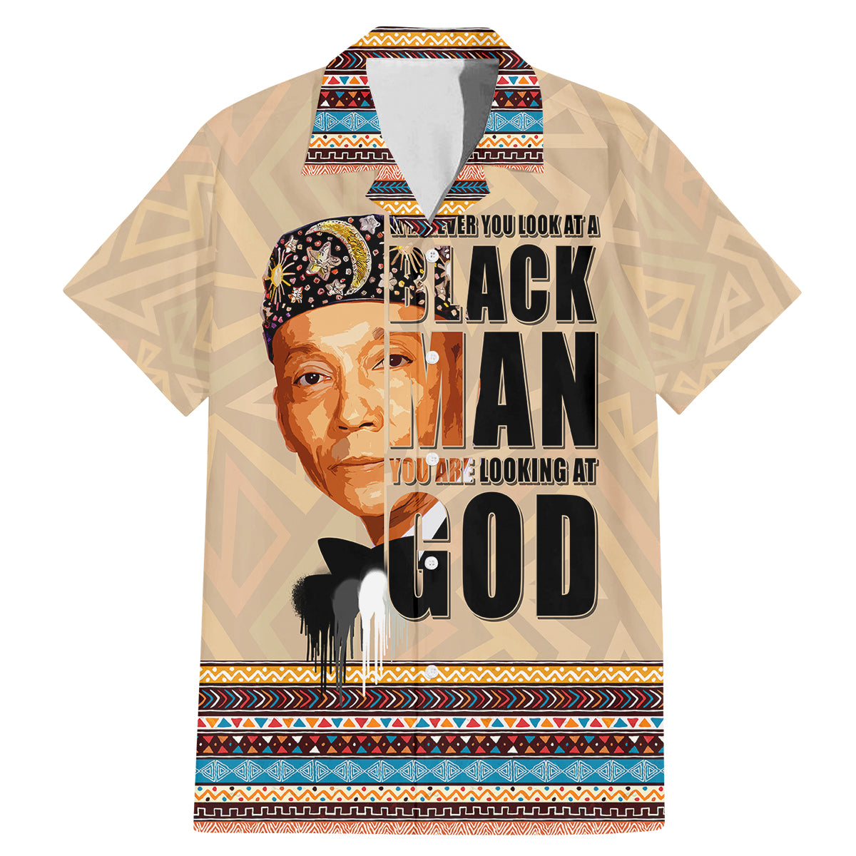 The Most Honorable Elijah Muhammad Family Matching Mermaid Dress and Hawaiian Shirt Black Man - Wonder Print Shop