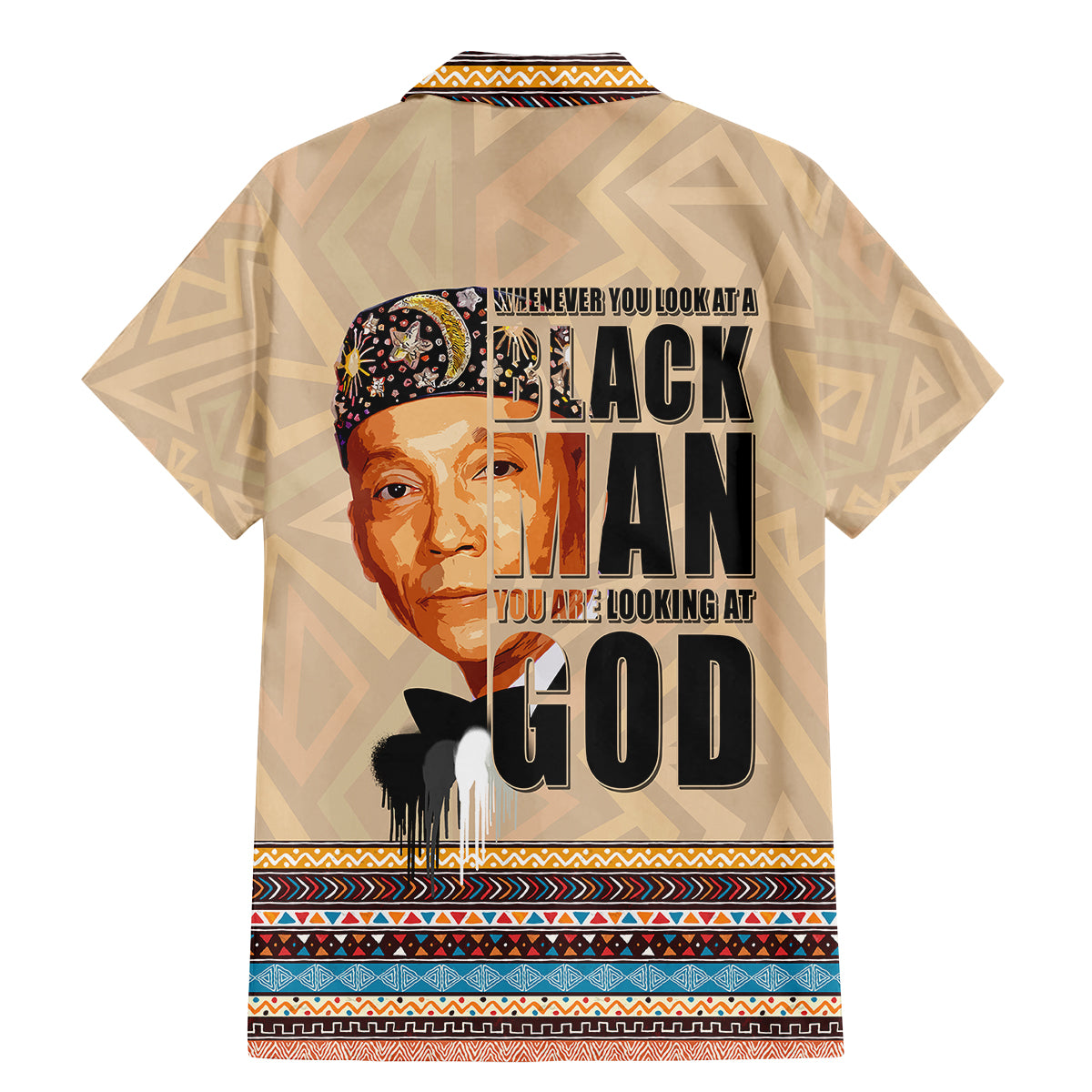 The Most Honorable Elijah Muhammad Family Matching Mermaid Dress and Hawaiian Shirt Black Man - Wonder Print Shop