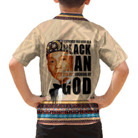 The Most Honorable Elijah Muhammad Family Matching Off Shoulder Long Sleeve Dress and Hawaiian Shirt Black Man - Wonder Print Shop