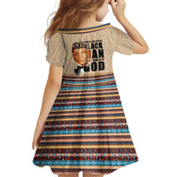 The Most Honorable Elijah Muhammad Family Matching Off Shoulder Long Sleeve Dress and Hawaiian Shirt Black Man - Wonder Print Shop