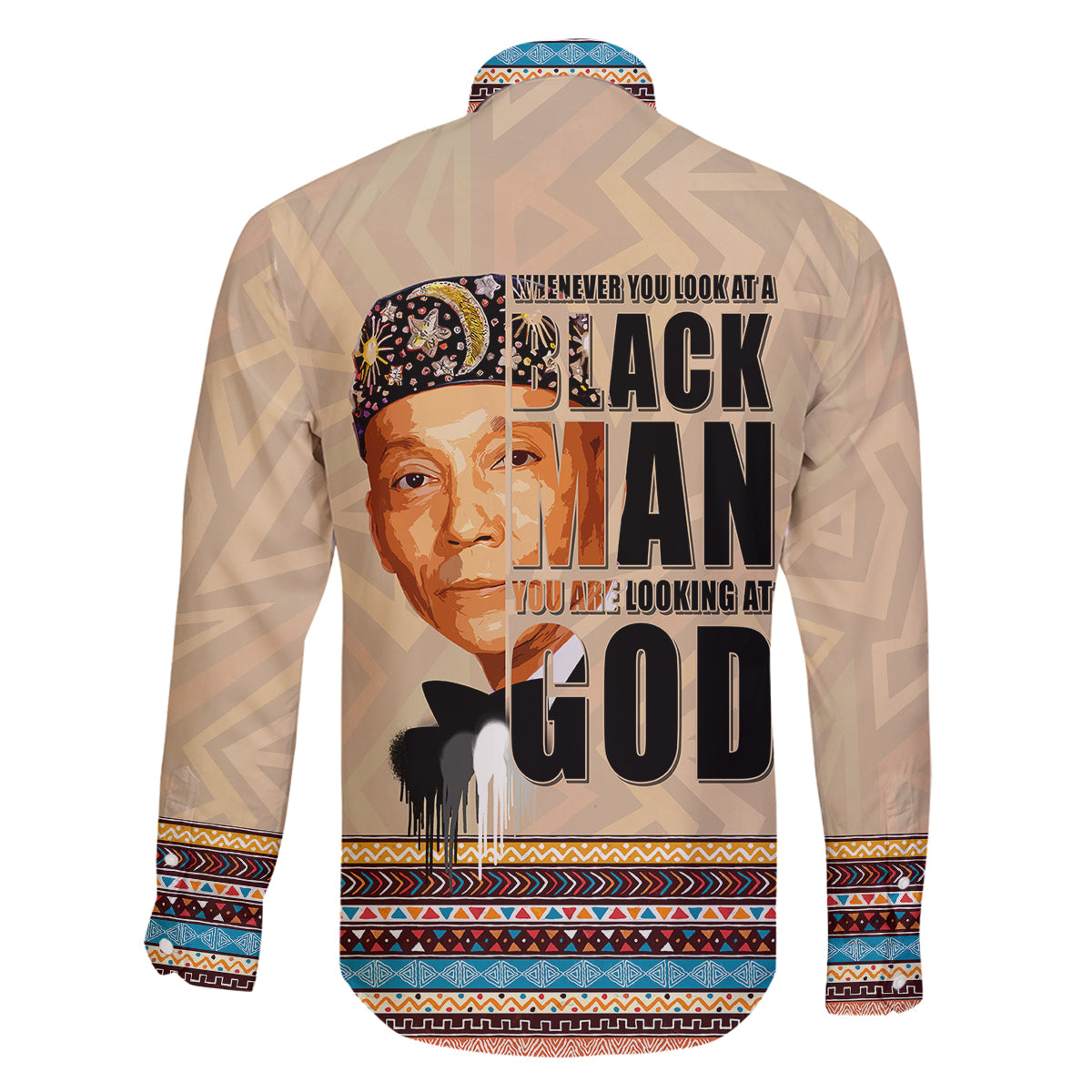 The Most Honorable Elijah Muhammad Family Matching Summer Maxi Dress and Hawaiian Shirt Black Man - Wonder Print Shop