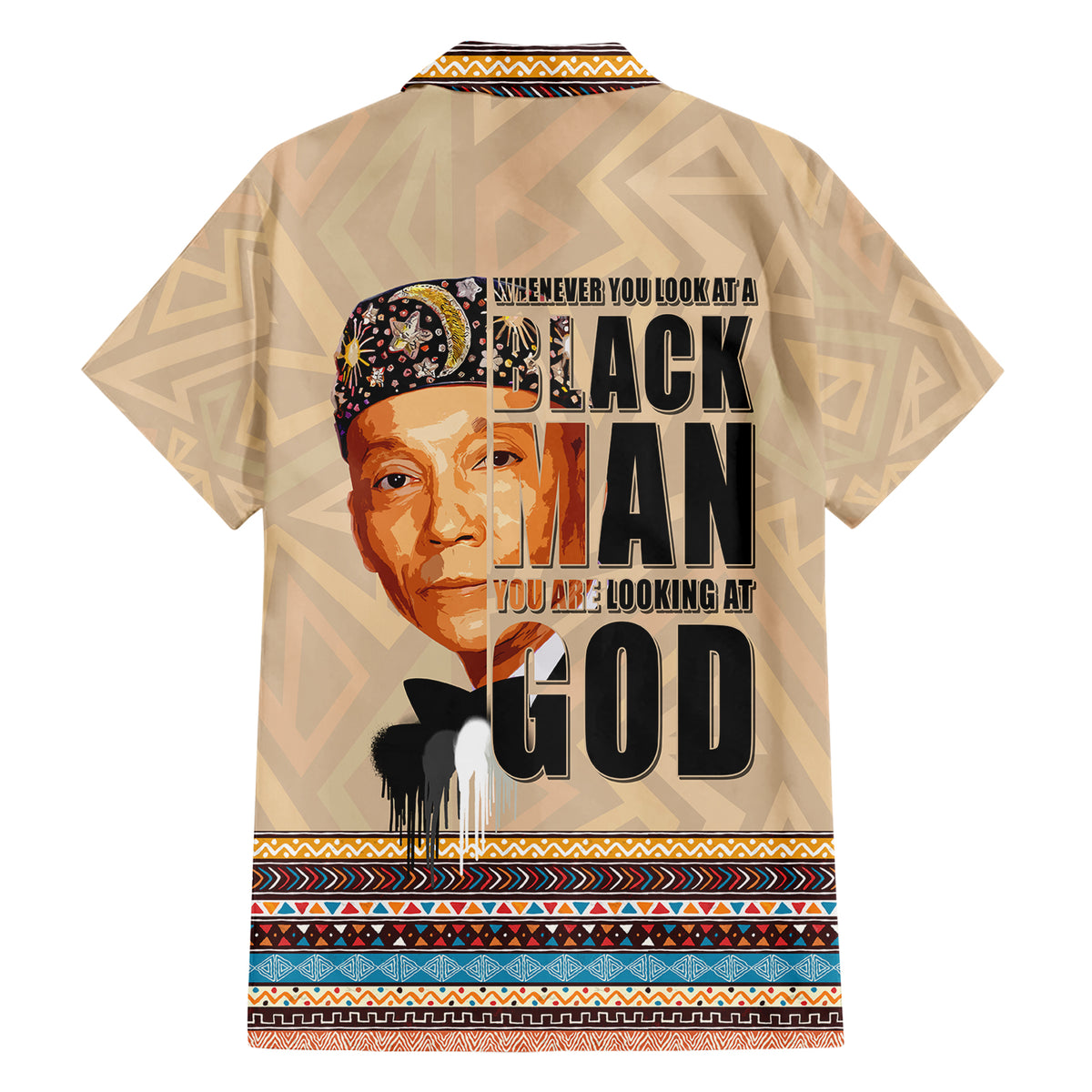 The Most Honorable Elijah Muhammad Hawaiian Shirt Black Man - Wonder Print Shop
