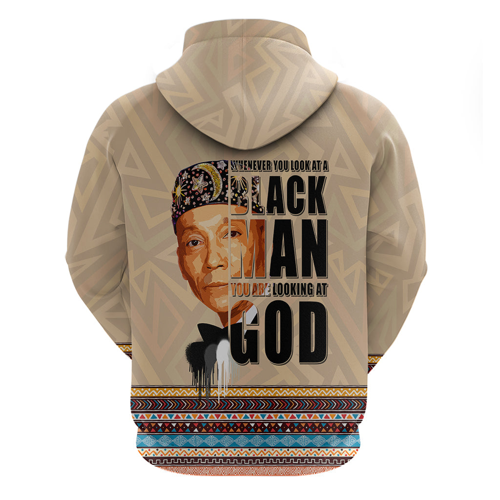 The Most Honorable Elijah Muhammad Hoodie Black Man - Wonder Print Shop
