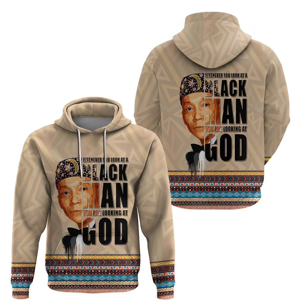 The Most Honorable Elijah Muhammad Hoodie Black Man - Wonder Print Shop