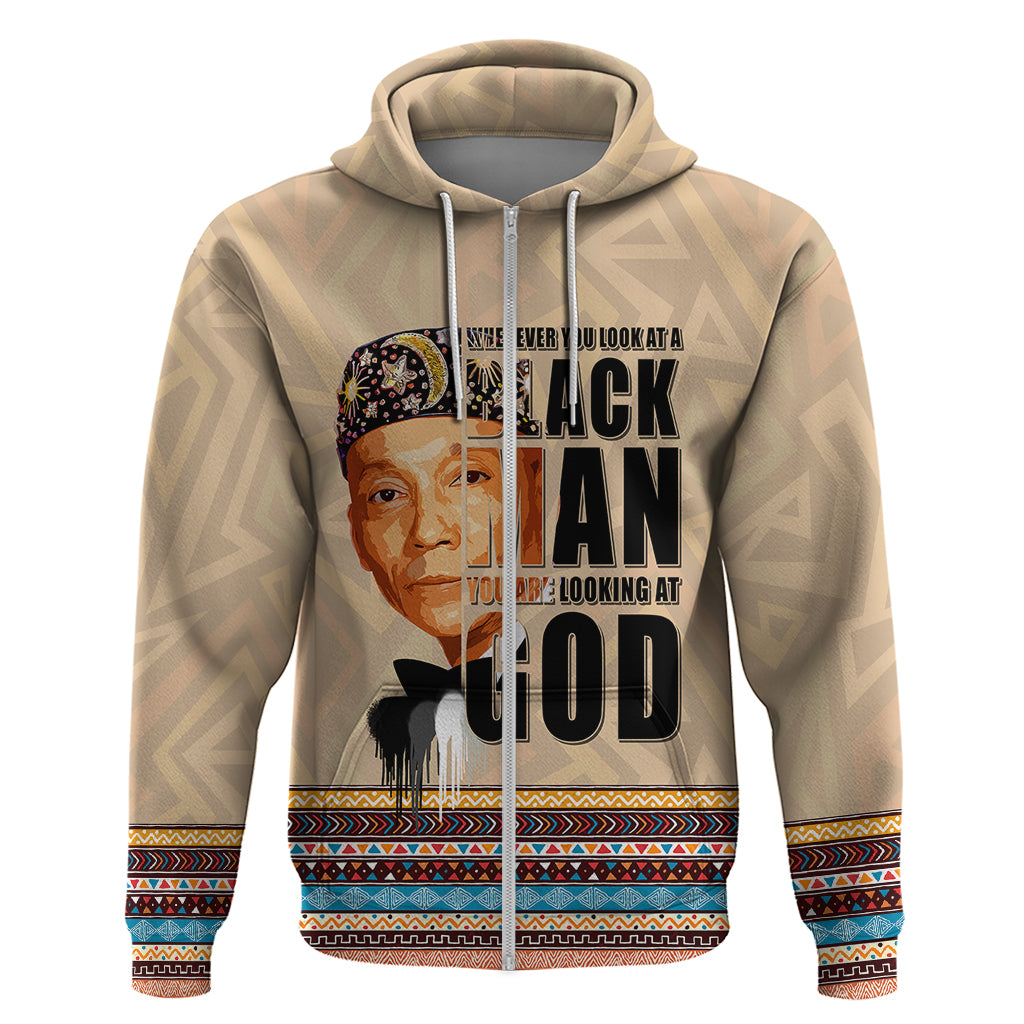 The Most Honorable Elijah Muhammad Hoodie Black Man - Wonder Print Shop