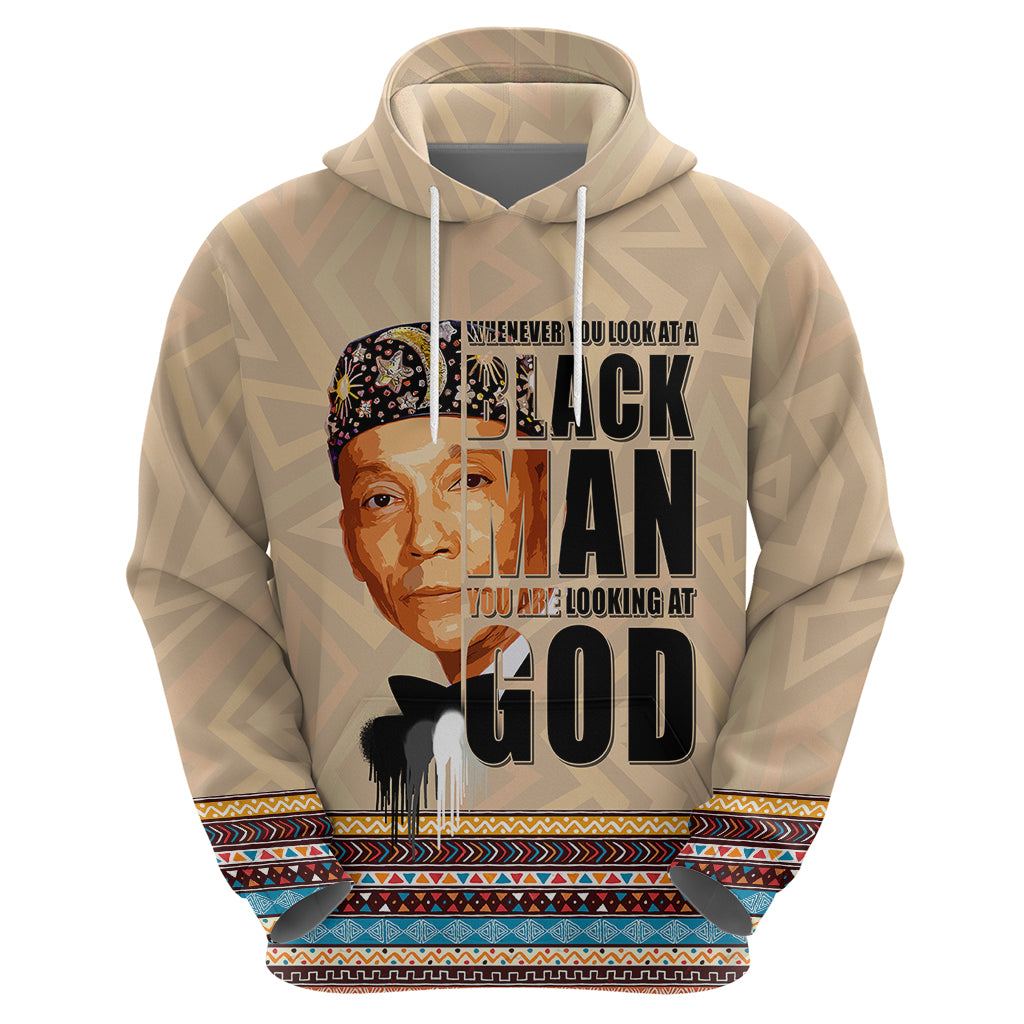 The Most Honorable Elijah Muhammad Hoodie Black Man - Wonder Print Shop