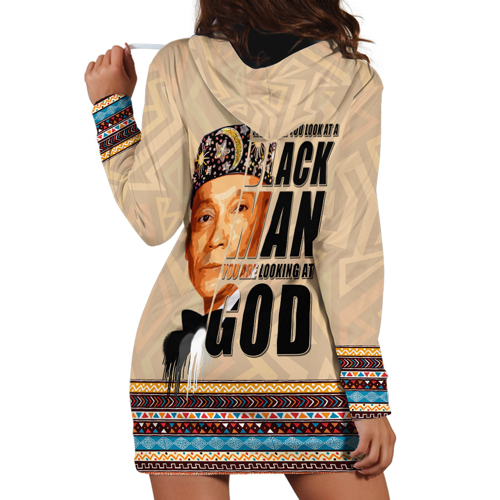 The Most Honorable Elijah Muhammad Hoodie Dress Black Man - Wonder Print Shop
