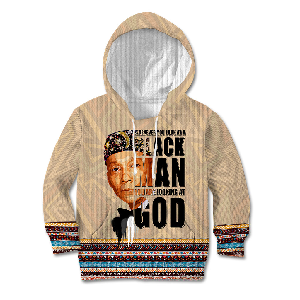 The Most Honorable Elijah Muhammad Kid Hoodie Black Man - Wonder Print Shop