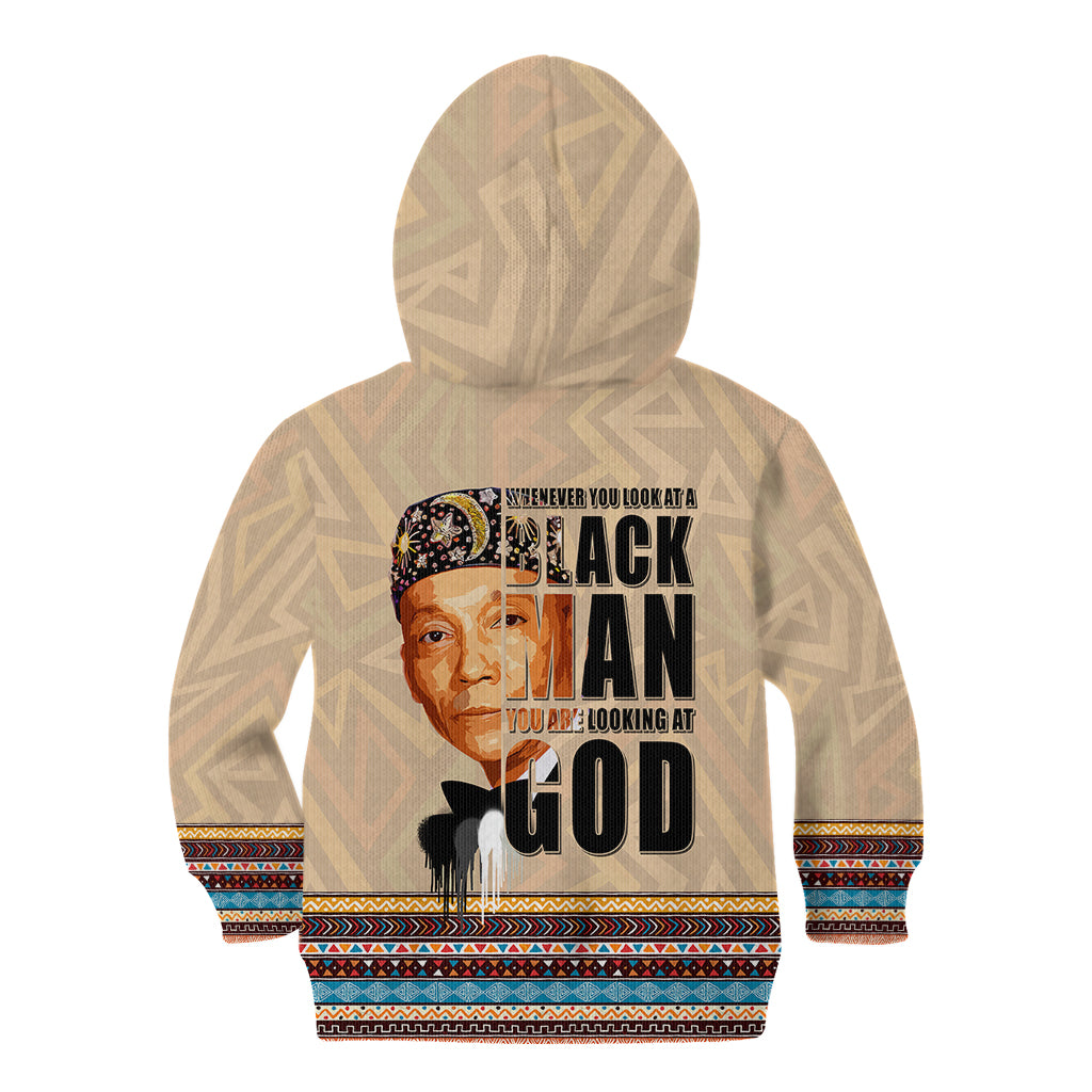 The Most Honorable Elijah Muhammad Kid Hoodie Black Man - Wonder Print Shop