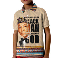 The Most Honorable Elijah Muhammad Kid Polo Shirt Black Man - Wonder Print Shop
