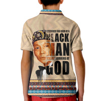 The Most Honorable Elijah Muhammad Kid Polo Shirt Black Man - Wonder Print Shop