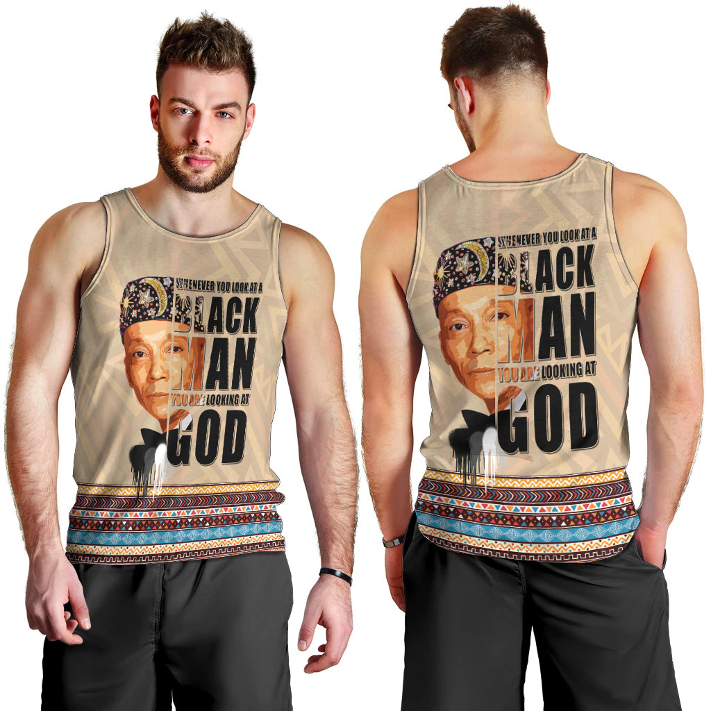 The Most Honorable Elijah Muhammad Men Tank Top Black Man - Wonder Print Shop