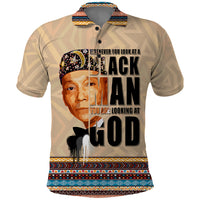 The Most Honorable Elijah Muhammad Polo Shirt Black Man - Wonder Print Shop
