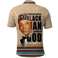 The Most Honorable Elijah Muhammad Polo Shirt Black Man - Wonder Print Shop