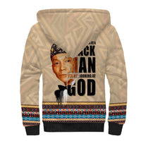 The Most Honorable Elijah Muhammad Sherpa Hoodie Black Man - Wonder Print Shop