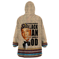 The Most Honorable Elijah Muhammad Wearable Blanket Hoodie Black Man - Wonder Print Shop