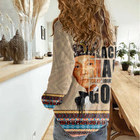 The Most Honorable Elijah Muhammad Women Casual Shirt Black Man - Wonder Print Shop