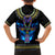 egyptian-ankh-golden-blue-fire-family-matching-off-shoulder-long-sleeve-dress-and-hawaiian-shirt
