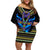 egyptian-ankh-golden-blue-fire-family-matching-off-shoulder-short-dress-and-hawaiian-shirt