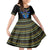 Egyptian Ankh Golden Blue Fire Family Matching Summer Maxi Dress and Hawaiian Shirt - Wonder Print Shop