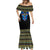 Egyptian Ankh Golden Blue Fire Mermaid Dress - Wonder Print Shop
