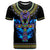 Egyptian Ankh Golden Blue Fire T Shirt - Wonder Print Shop