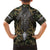 Skull Deer Hunting Camouflage Pattern Kid Hawaiian Shirt Rustic Hunting Metal Mesh Background Art - Wonder Print Shop