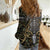 Skull Deer Hunting Camouflage Pattern Women Casual Shirt Rustic Hunting Metal Mesh Background Art - Wonder Print Shop