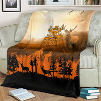 Father And Son Deer Hunting Blanket Best Buckin Daddy Ever - Wonder Print Shop