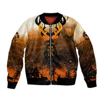 Father And Son Deer Hunting Bomber Jacket Best Buckin Daddy Ever - Wonder Print Shop